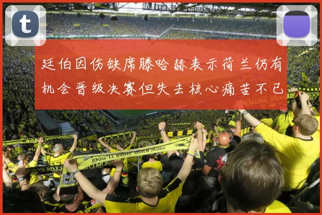 廷伯因伤缺席滕哈赫表示荷兰仍有机会晋级决赛但失去核心痛苦不已